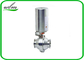 Het Type van aluminium de Sanitaire Vlinder Sanitaire Klep van Kogelklep Afneembare 3 Manier